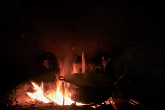 cuisson sur le feu
