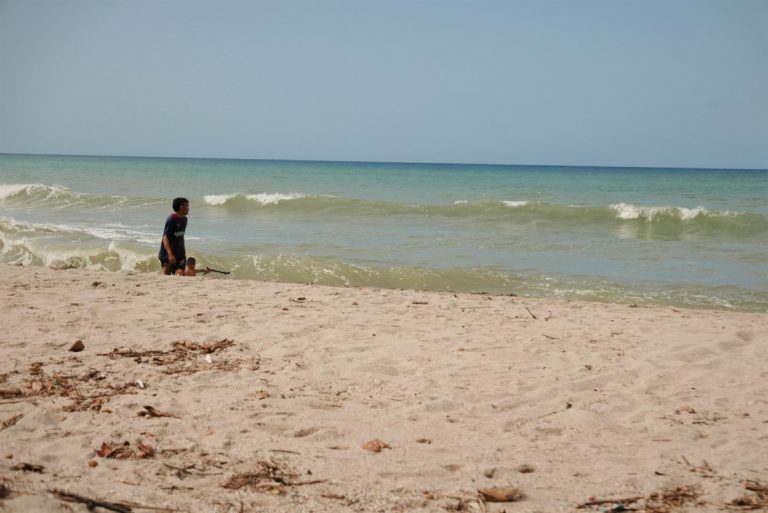 enfants à la pêche