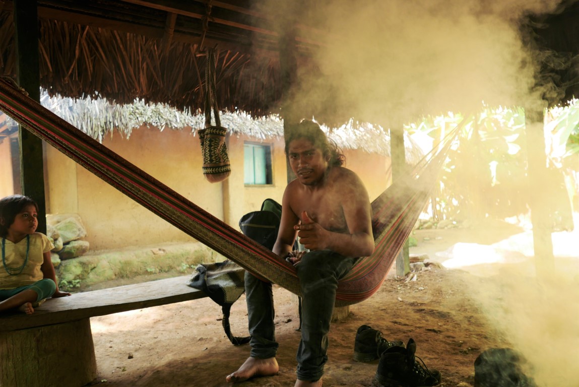 Bungey dans son hamac