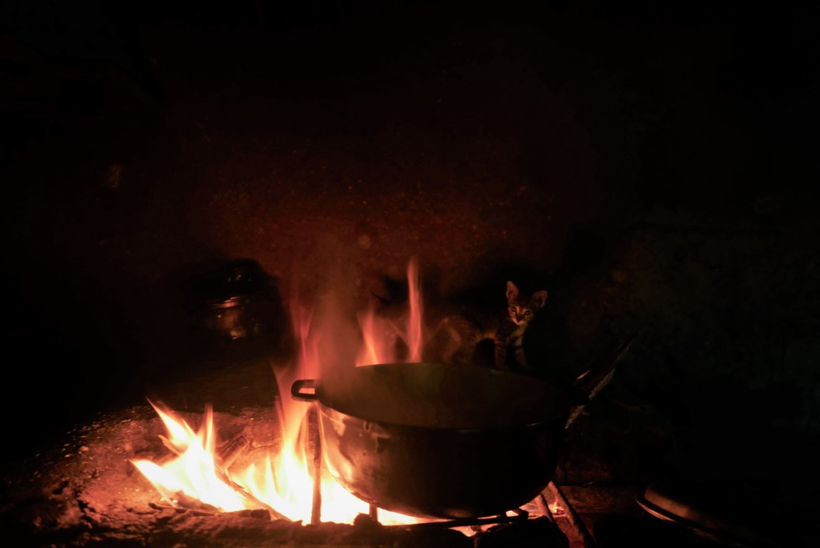 cuisson sur le feu